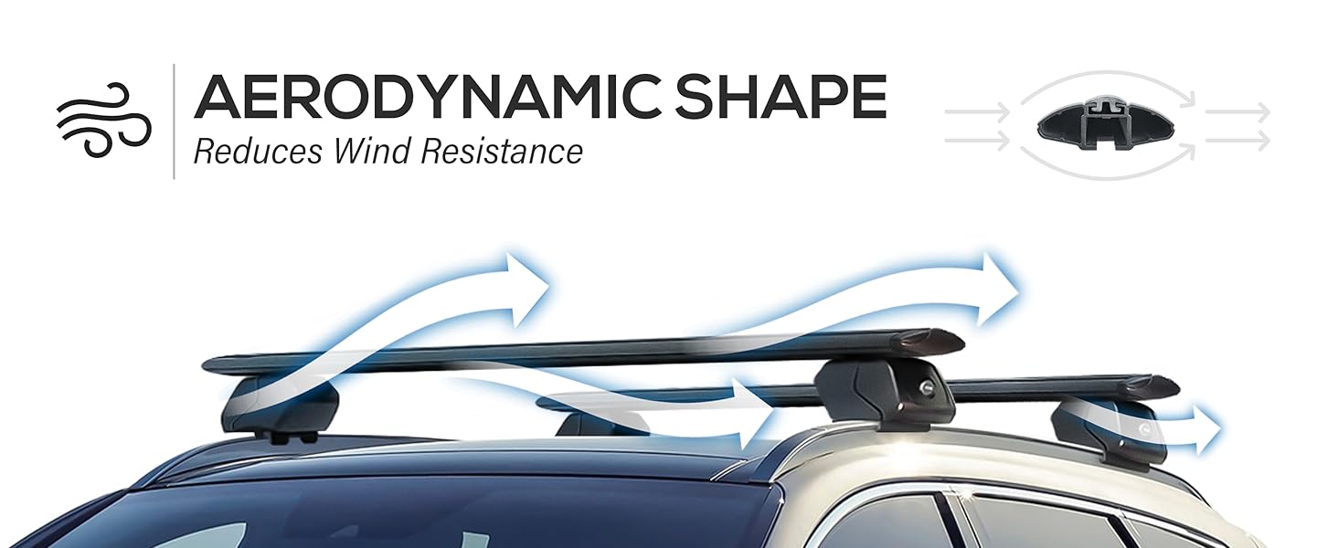 YZONA 300 LBS Heavy Duty Cross Bars Roof Rack Compatible for 20132024 Hyundai Santa