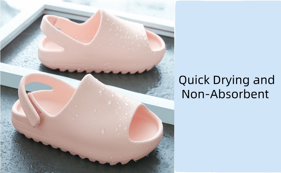 Toddler Little Kids Slides Sandals