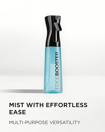 Image of blue EDGE BOOSTER mist spray bottle