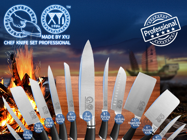 Amazon.com: XYJ Knives,Professional Knife Sets for Master