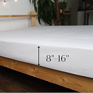 linen sheets flax deep pocket 8&amp;#34; 10&amp;#34;14 &amp;#34;16&amp;#34;