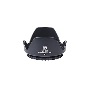 camera lens hood rubber collapsible lens shade sun cover cap tulip flower