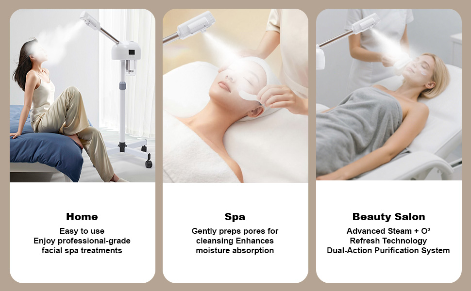 Professional Facial Steamer for Ozone Humidifier Atomizer