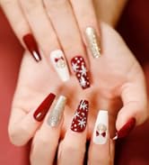 Nail Tips Acrylic Nail Tips Gel Extensions Acrylic Extensions French Nail Tips, 500pcs 10 Sizes F...