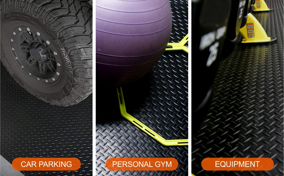 carservice IMLA wheels slipmat スリップマット Anti Slip Comfortable Rubber Floor Mats for Cars, Garage