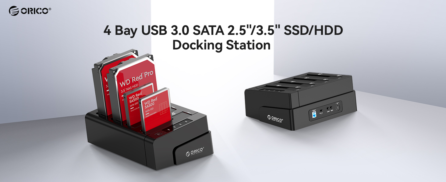 4 bay usb3.0 hard drive docking station