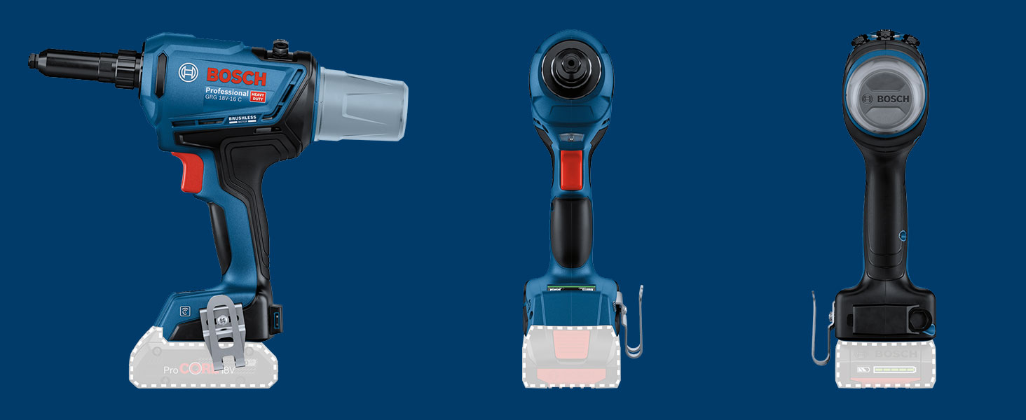 Bosch Professional 18V System GRG 18V16 C Cordless Rivet Gun (max