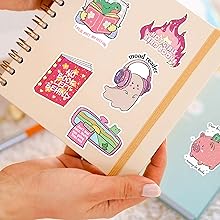 bookworm stickers