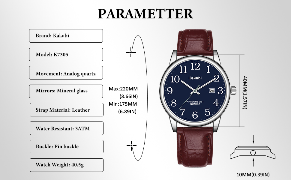 Men Watch Waterproof