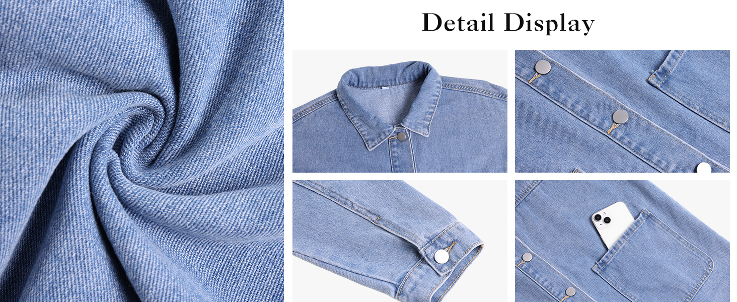 oversized jean jacket for women