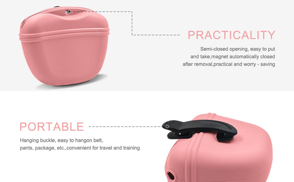 AOKLANT Dog Training Pouch with Portable