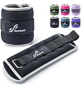Sportneer Ankle Weights Wrist Weights Pair of 1/2/4/6/10 LBS for Men Women Kids Strength Training...