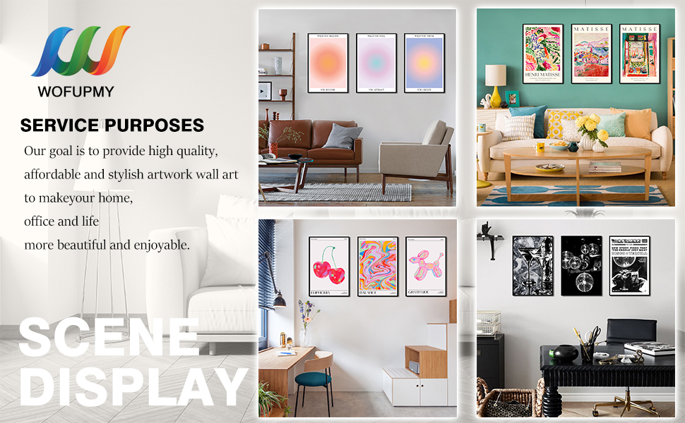 Retro Abstract Gradient Aura Poster Pink Cherry Aesthetic