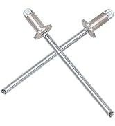 Dash Rosette Rivet, 1 Pair Stainless Steel Rosette Rivets No Modification Needed, Vin Number Plat...