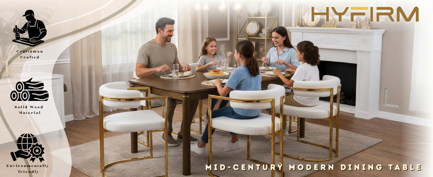 walnut wood dining table