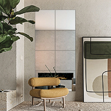 14"x12" Home Gym Mirror Wall-Mounted Gla... 14 bedroom