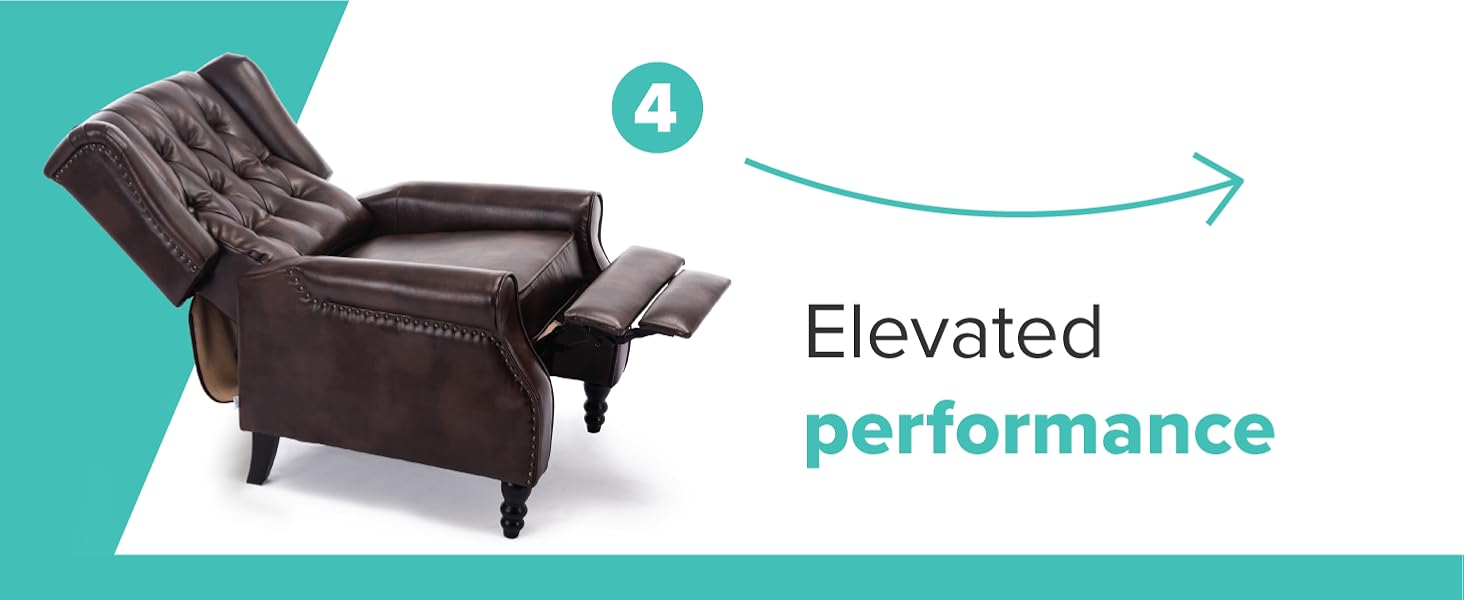 More4Homes ALTHORPE Pushback Recliner Armchair Sofa Chair for