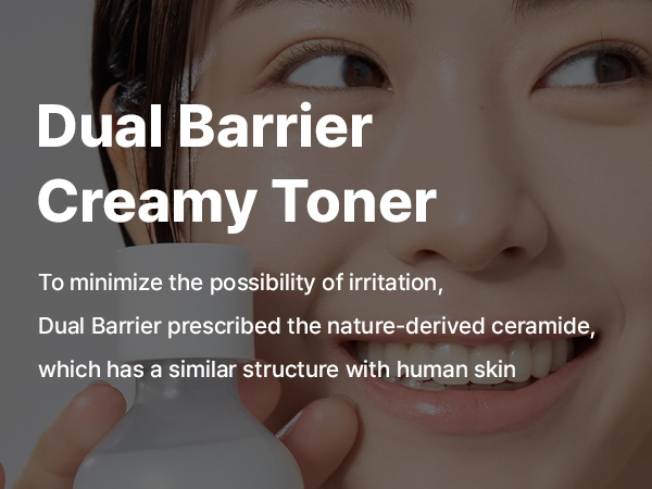 dual barrier creamy toner