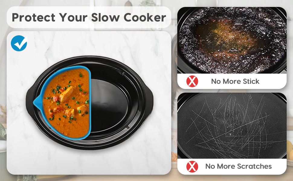 MMH Slow Cooker Divider Liner Fit for Crockpot & Hamilton