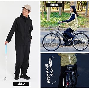 Amazon | NNOUM（ノアム） レインウェア プロも納得の