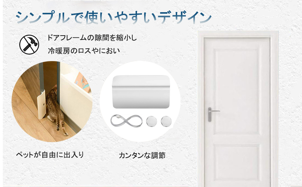 Amazon.co.jp: BTtime ドア 半自動 門 犬 猫 ペット出入り口