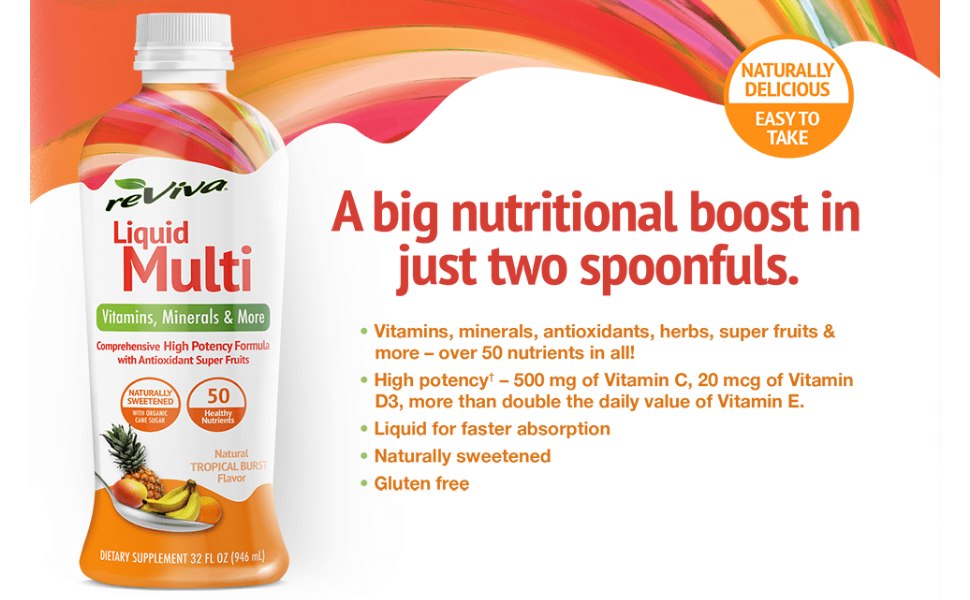 Amazon.com: ReViva Liquid Multivitamin Twin Pack : Health