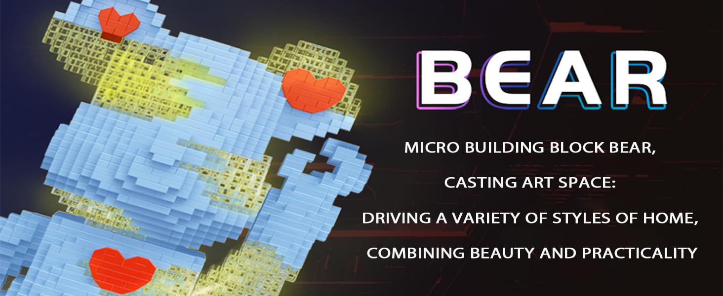 Building block bear building block toy