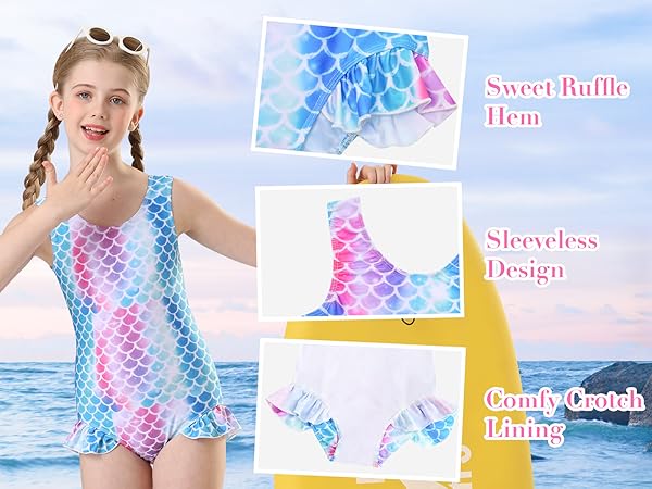 Amazon.com: Girls Swimsuit Size 4t 5t Colorful Floral