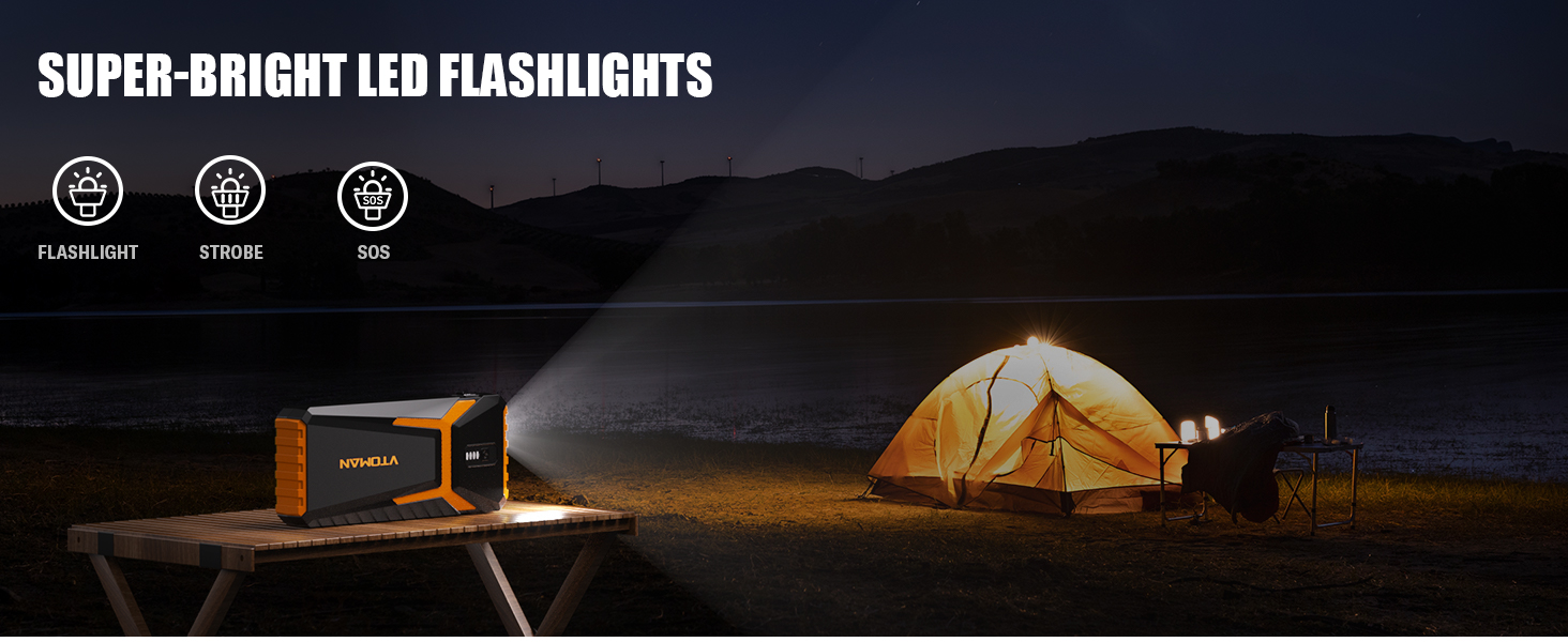 jump starter with flashlight