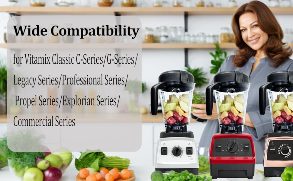 For Vitamix Blender Pitcher 64 oz Low-Profile