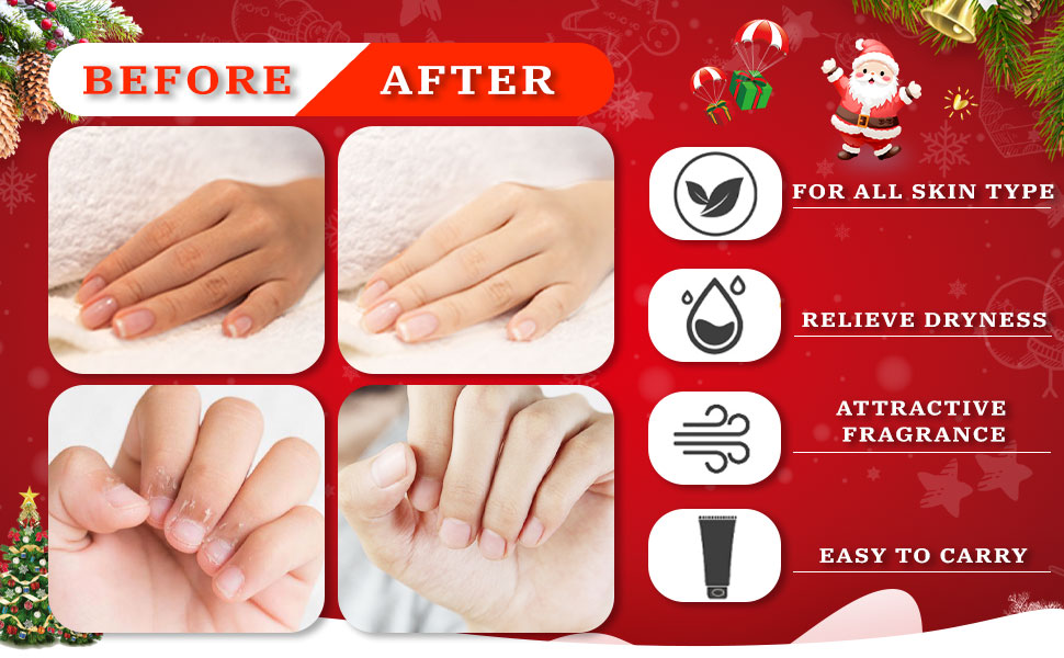 LCDGTJ Hand Cream Christmas Set for Women, 5pcs Mini