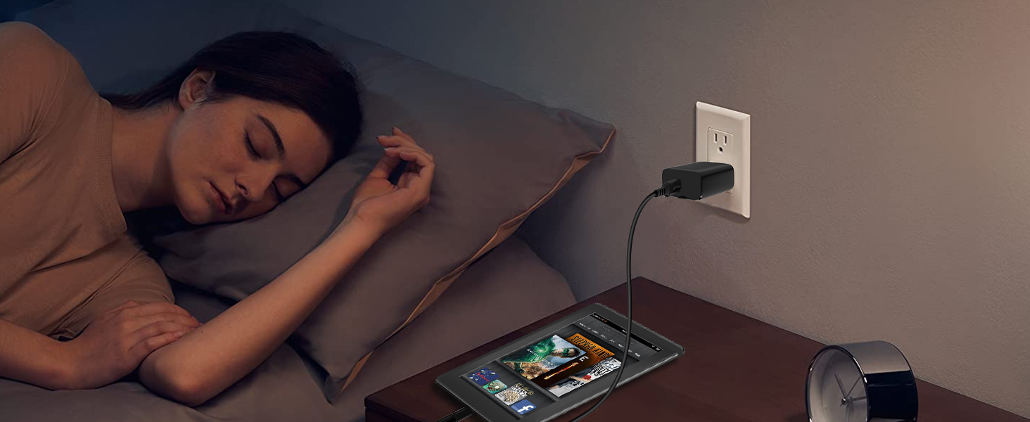 15W USBC Fast Charger with 6.6FT USB Type C and MicroUSB