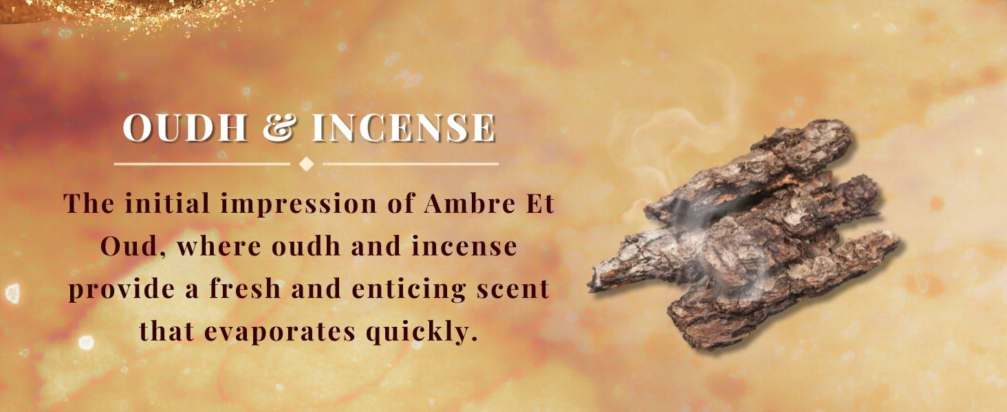 Amber Et Oud unisex long lasting alcohol free oud scented perfume oil