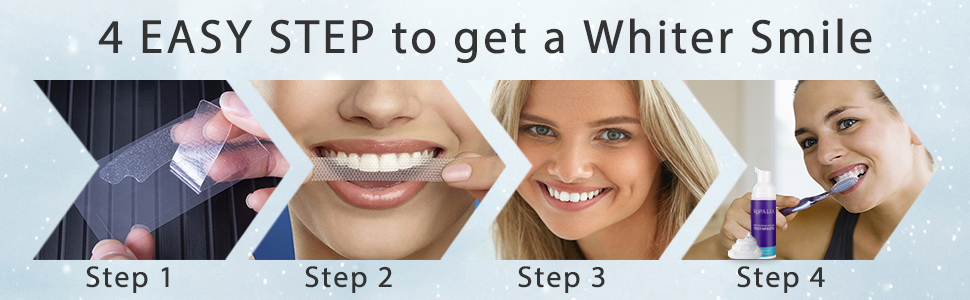 4 EASY STEP to get a Whiter Smile 