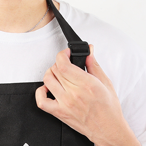 Adjustable strap of couple aprons