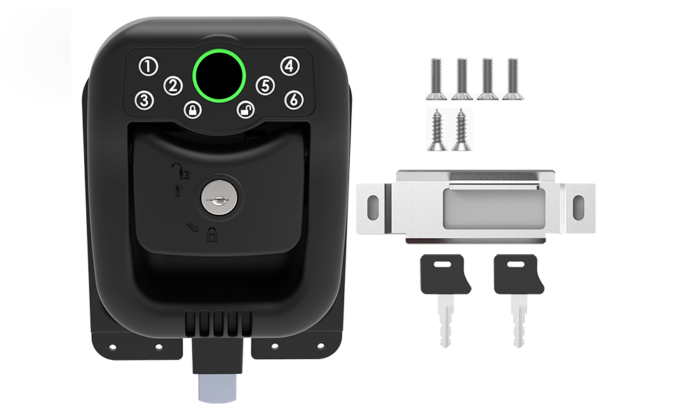 RV Keyless Fingerprint Slam Latch