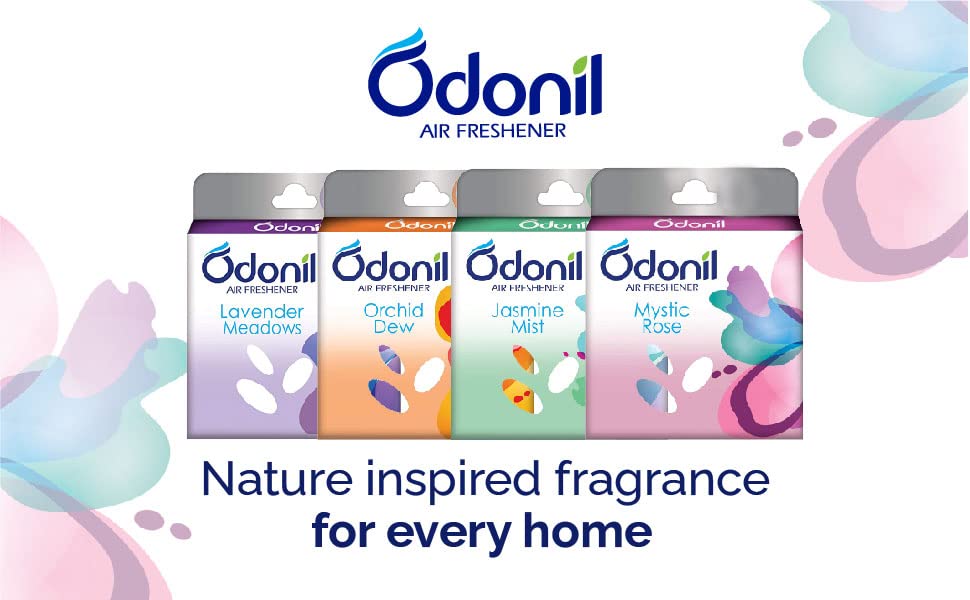 Odonil Bathroom Air Freshener Combo Zipper Mixed Fragrances 30g