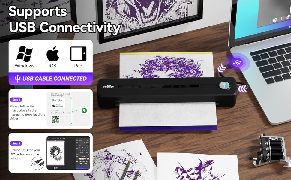 tattoo stencil printer