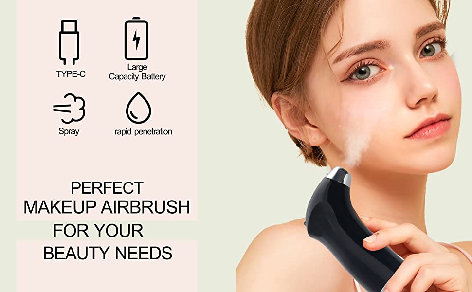 DEEPDEPTH Airbrush Makeup Kit, Breeze Airbrush System