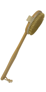 Dry skin brush handle