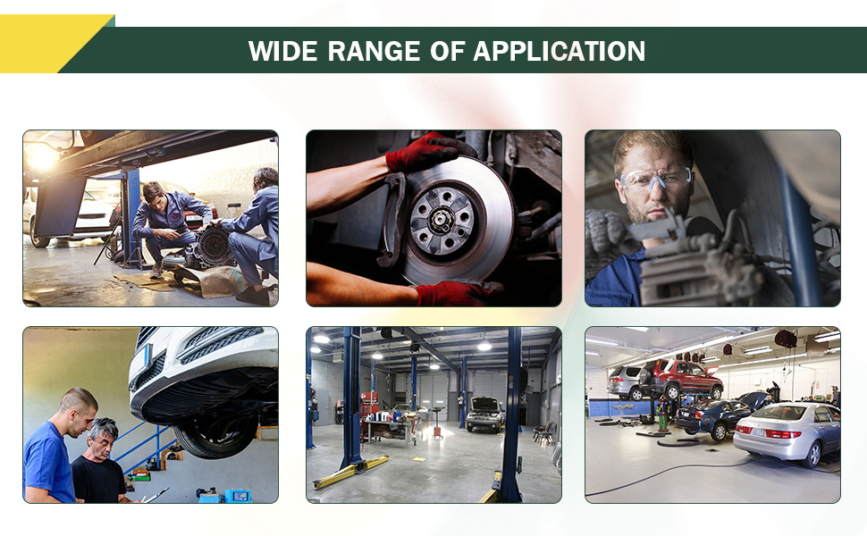 DITKOK 5 Pack 9Piece Brake Pad Thickness Gauge Set, Brake