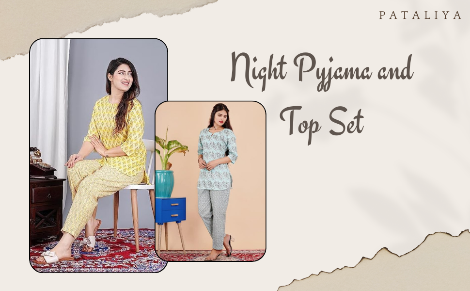 women top and pajama set women top and pajama set of cotton top and pajama set for women 