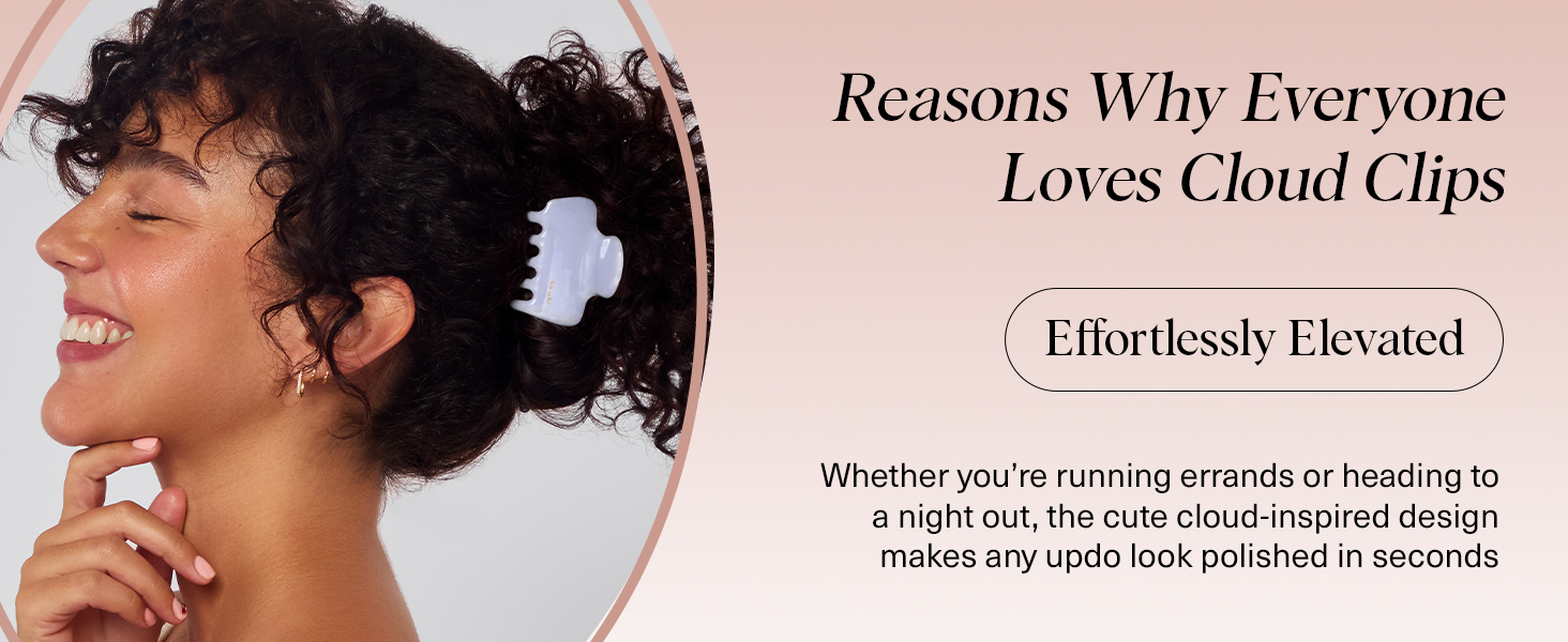 Hair Clips for Women Strong Hold Claw Clips Thick or Thin Hair Recycled Plastic Non Slip Durable