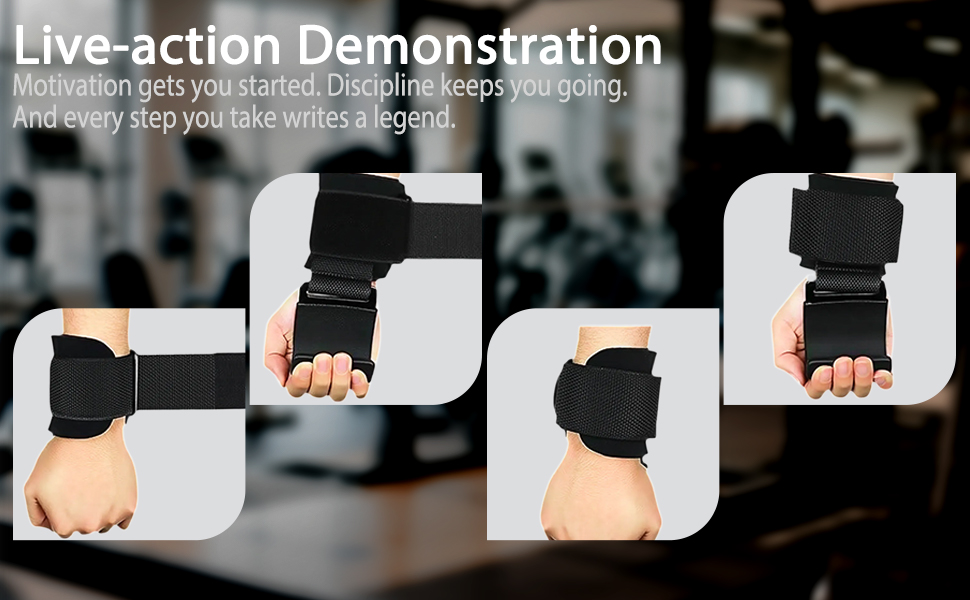 straps, wrist, deadlift ,weightlifting, bodybuilding, strength, training,gym, grips,Men Women