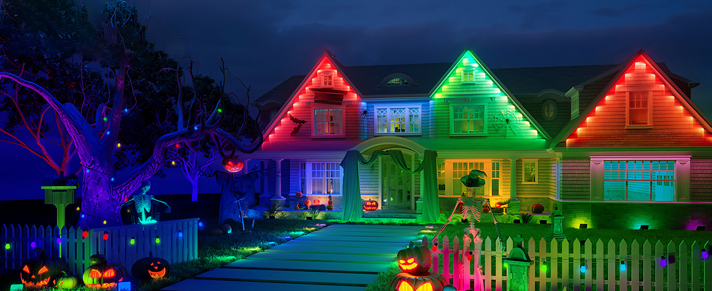 led rgb floodlight smart flood lights outdoor colour changing app control rgbw decoration lighting 