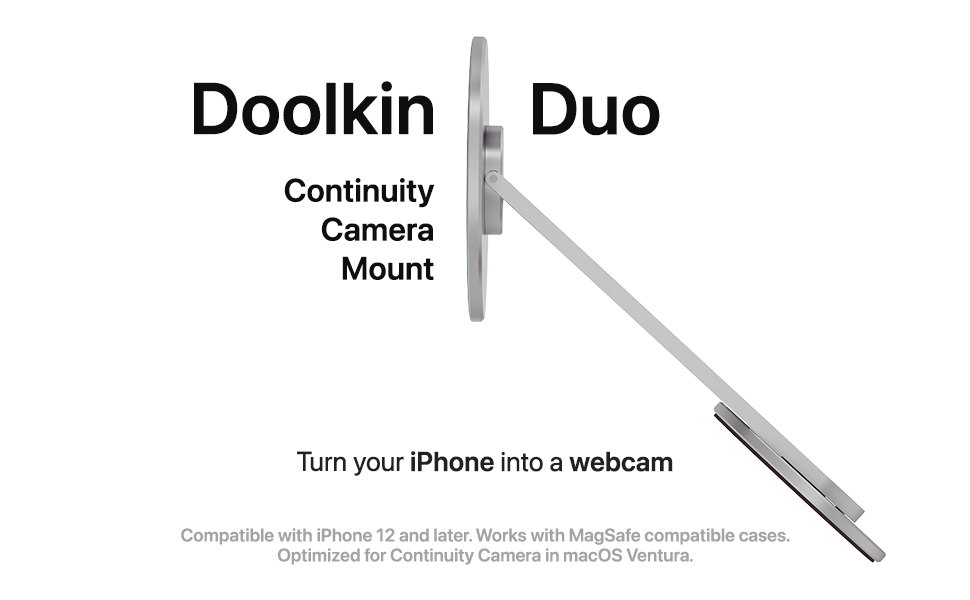 Doolkin® Duo Continuity Camera Mount (Silver) Electronics