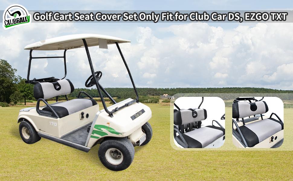 Golf Cart Seat Cover Set