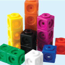 Mathlink Cubes math blocks set of 100