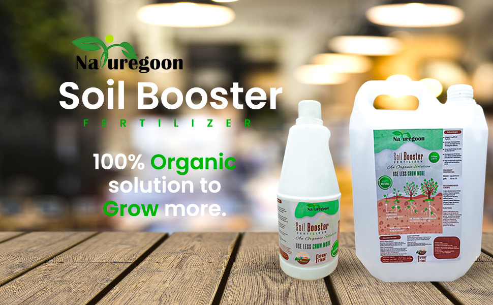 Naturegoon Organic Soil Booster Liquid Fertilizer (1 Ltr) Ideal for