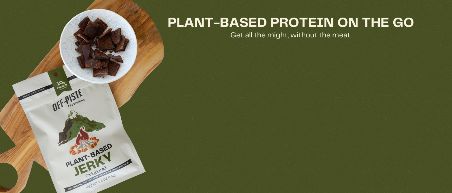 Plant-based protein on the go